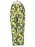 Frances Valentine Tropical Yellow Casual Pants Size 4 - photo 2