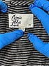 Cosmic Blue Love Gray Long Sleeve Blouse Size M - photo 4