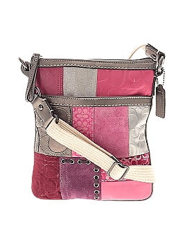 Fossil Plaid Green Blue Crossbody Bag One size
