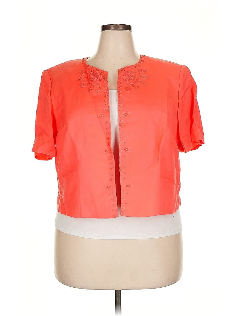 Pre-owned Jessica Howard Jacket In Orange