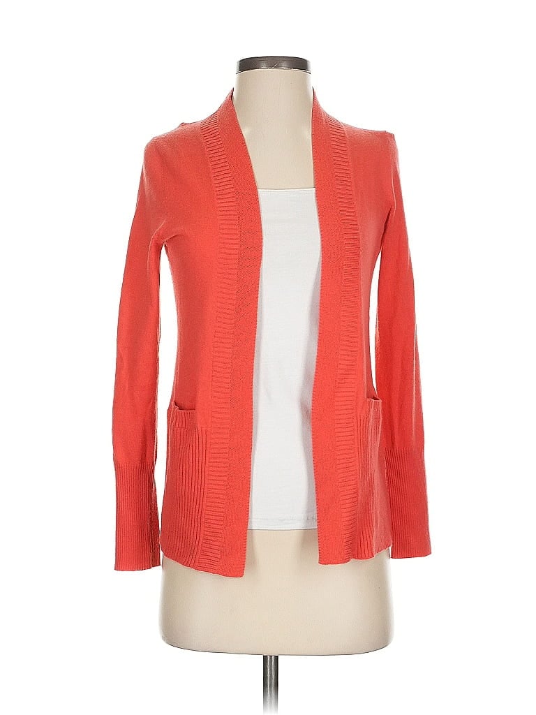 Pre-owned Banana Republic Cardigan Sweater In Orange