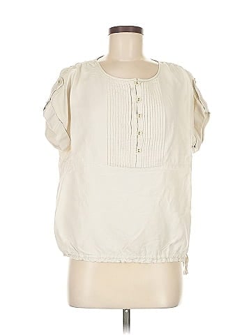Lafayette 148 New York Short Sleeve Blouse (view 1)