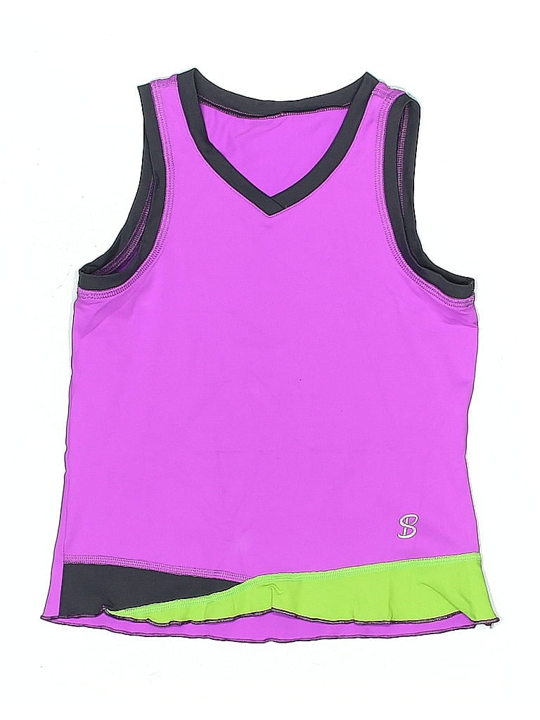 Pre-owned Sofibella Kids' Active Tank Top In Purple