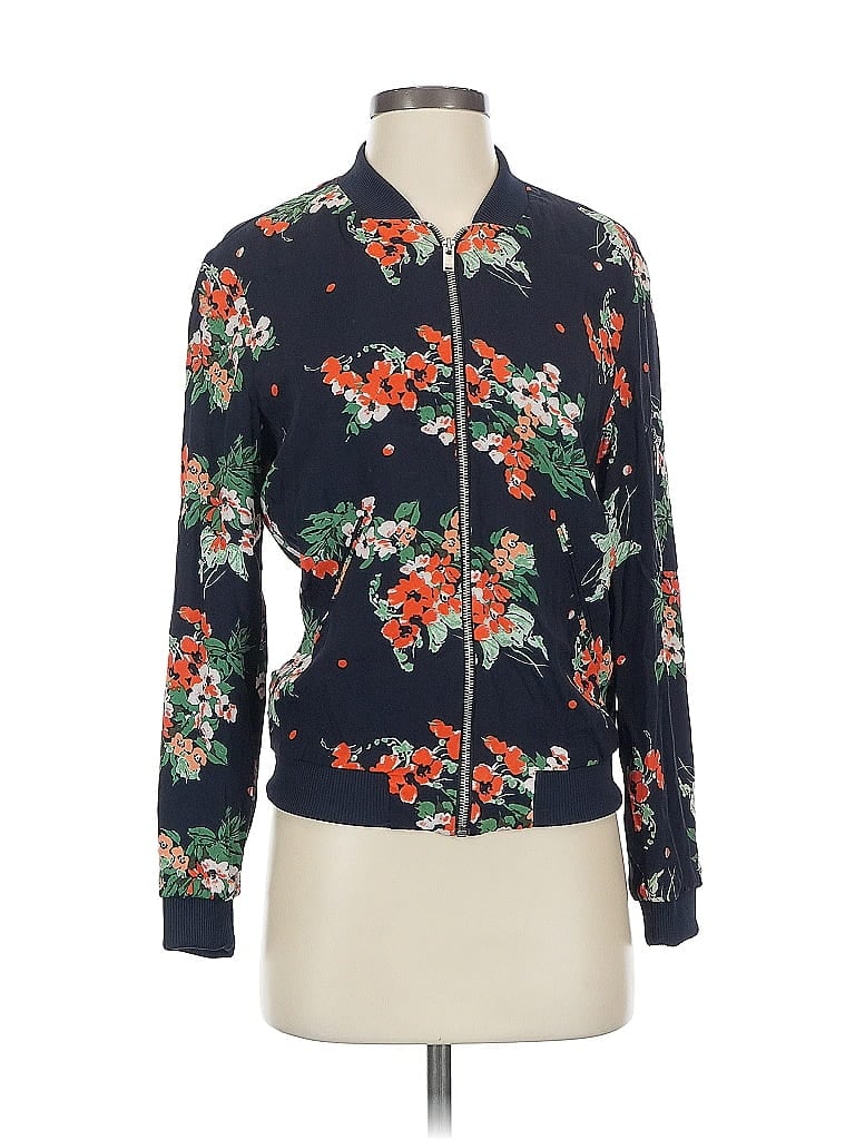 Pre-owned Zara Basic Cardigan Sweater In Blue