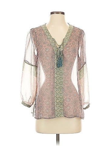 Gypsy 05 3/4 Sleeve Silk Top (view 1)