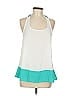 Charming Charlie 100% Polyester Teal Sleeveless Blouse Size M - photo 1