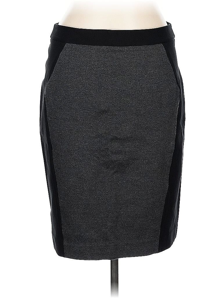 Pre-owned Ann Taylor Loft Formal Skirt In Gray