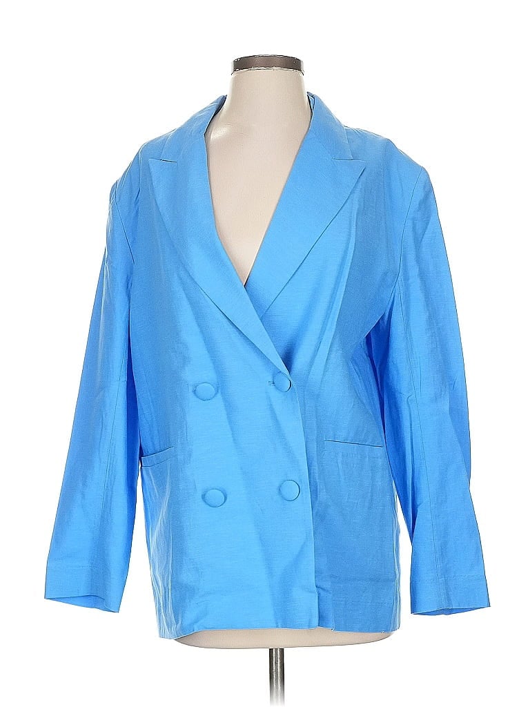 Pre-owned Unbranded Blazer Jacket In Blue