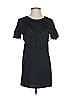 Topshop Black Short Sleeve Top Size 4 - photo 1