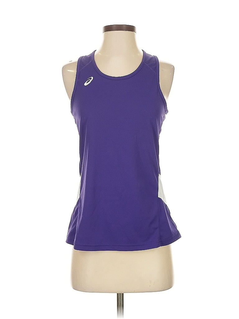 Pre-owned Asics Active Tank Top In Purple