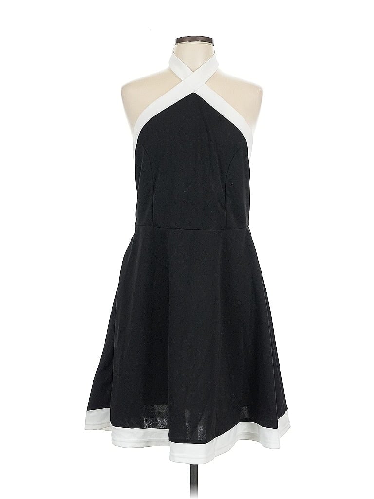 Pre-owned Shein Cocktail Dress In Black