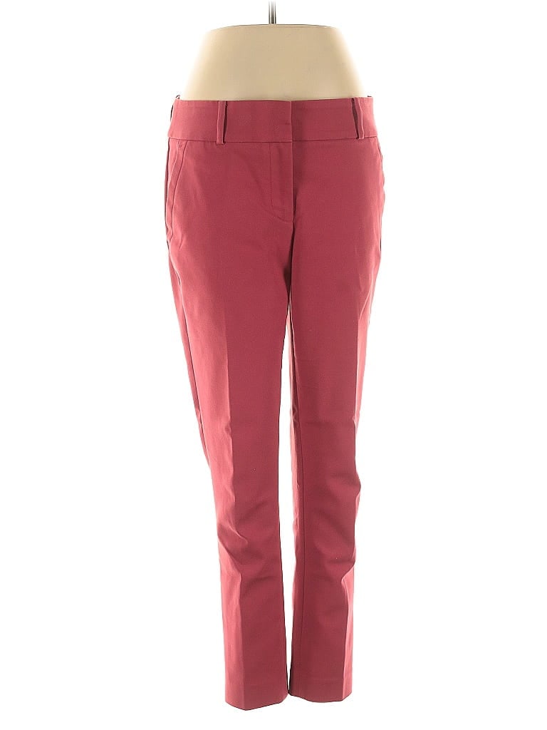 Pre-owned Ann Taylor Loft Casual Pants In Burgundy