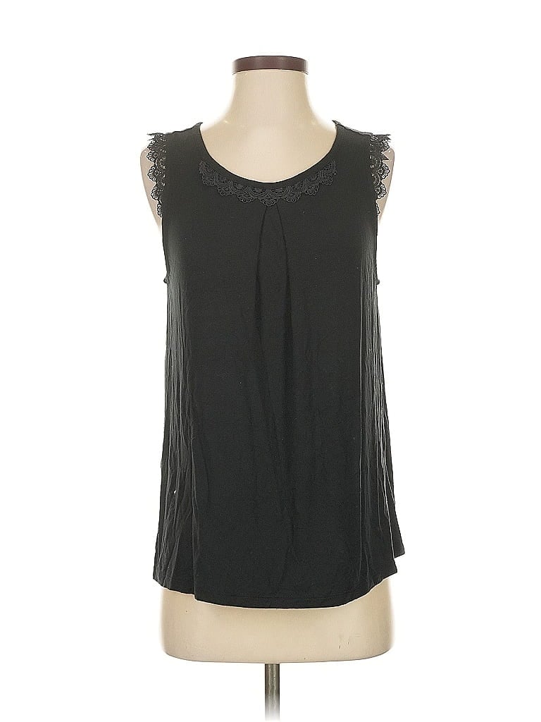 Pre-owned Banana Republic Factory Store Sleeveless Blouse In Black