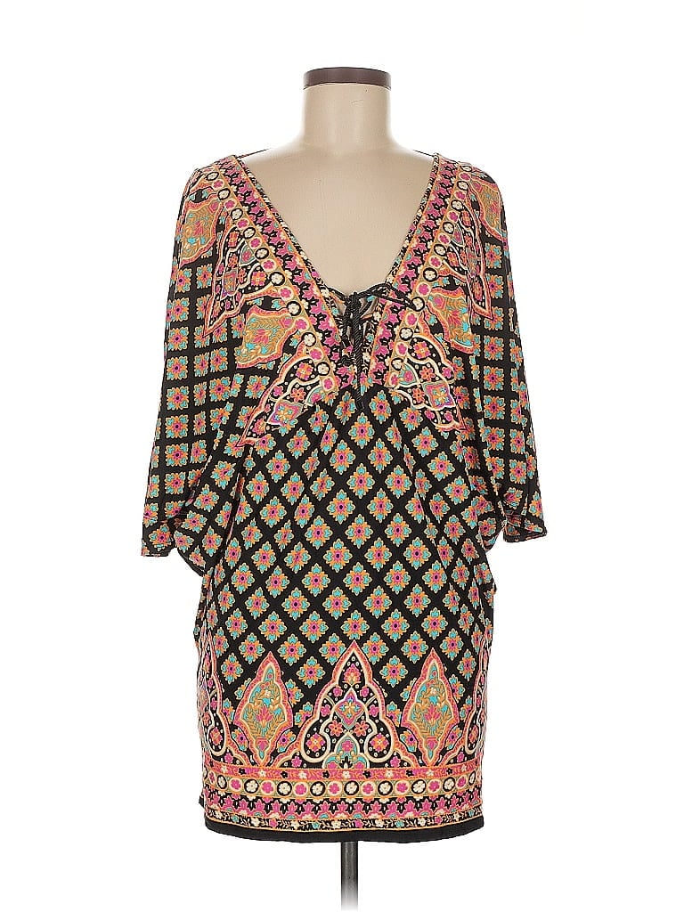 Pre-owned Nanette Lepore 3/4 Sleeve Blouse In Orange