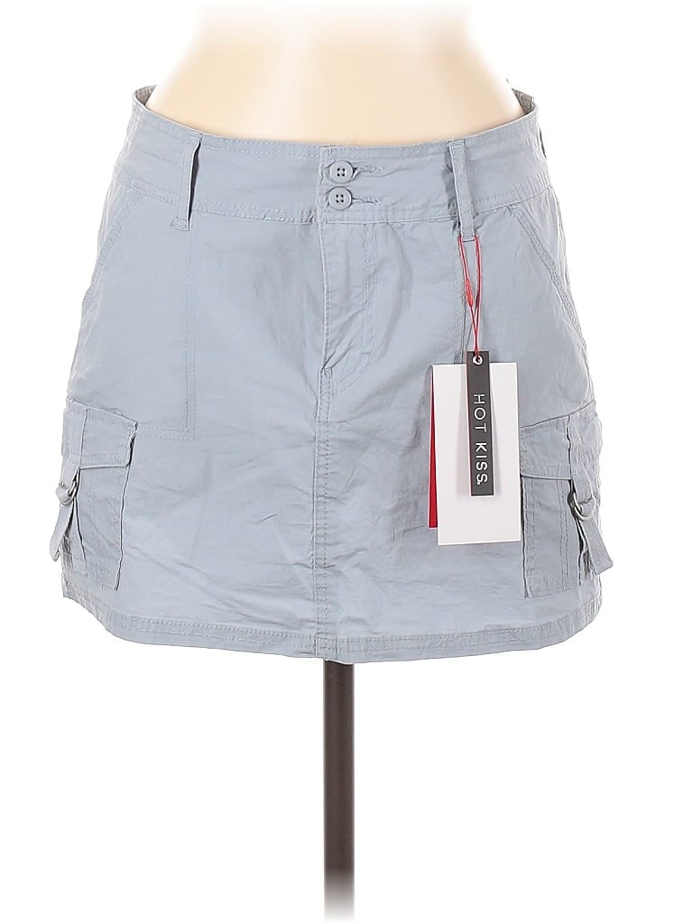 Hot Kiss Casual Skirt In Gray