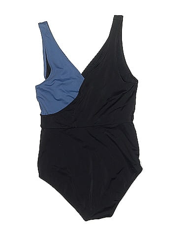 Solid & Striped One Piece Swimsuit (view 2)