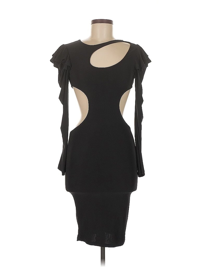 Pre-owned Assorted Brands Cocktail Dress In Black