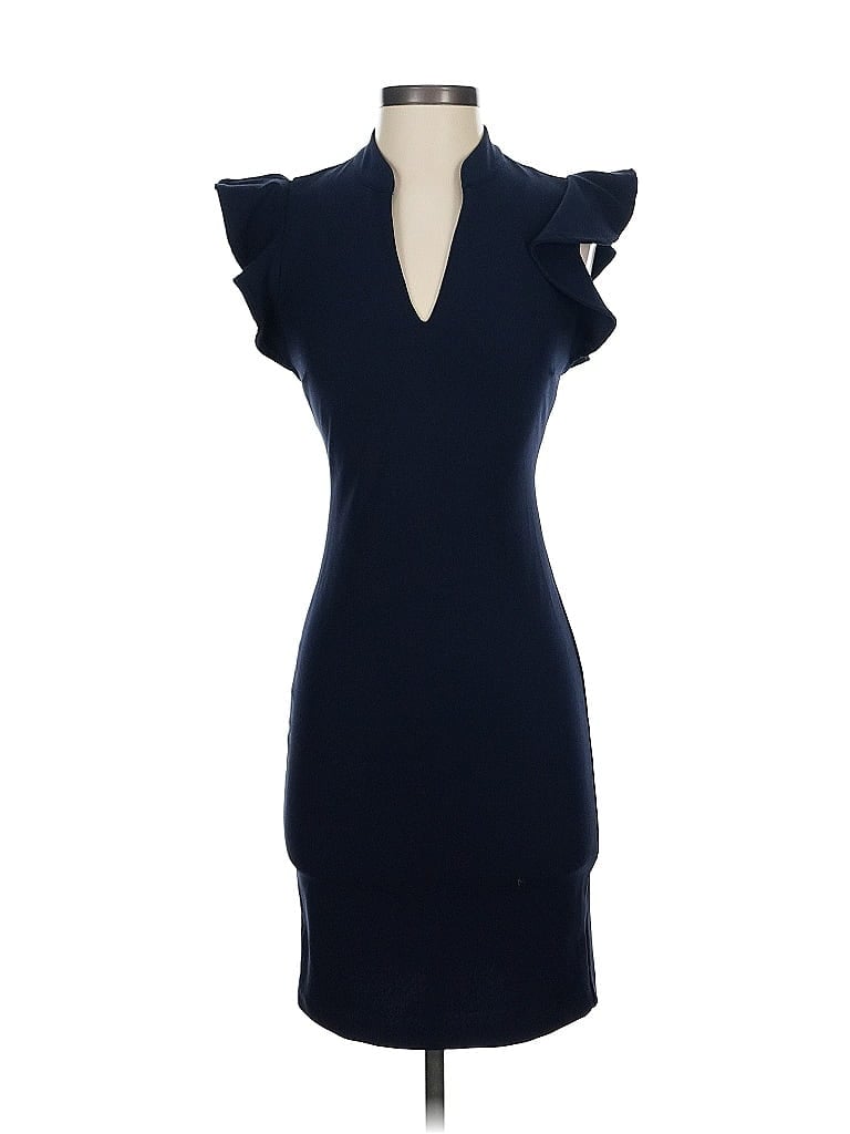 Pre-owned New York And Company Cocktail Dress In Blue