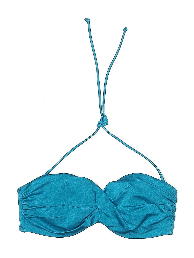 Pre-owned Unbranded Swimsuit Top Blue Swimwear