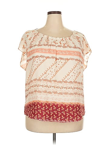 LC Lauren Conrad Short Sleeve Blouse (view 1)