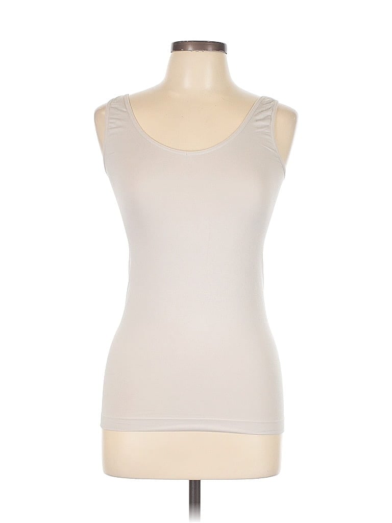 Pre-owned Ellen Tracy Sleeveless T-shirt In White