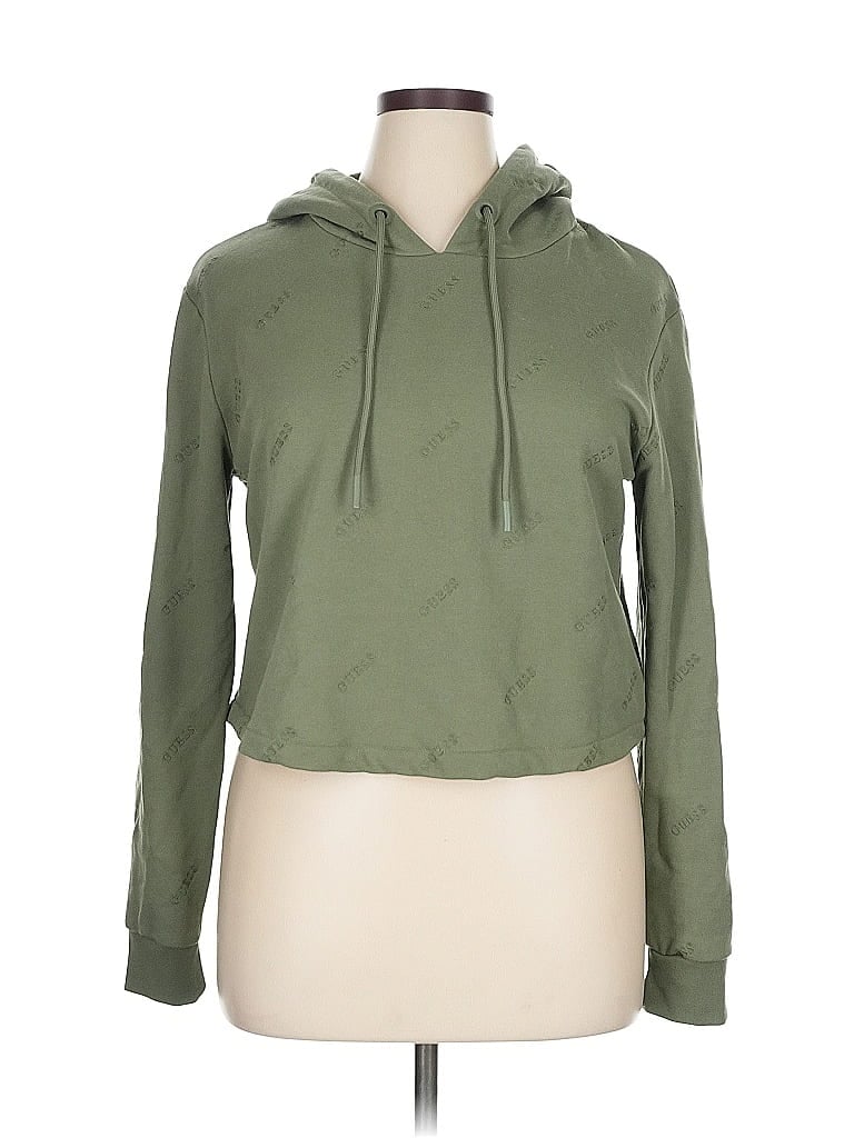 Pre-owned Guess Sweatshirt In Green