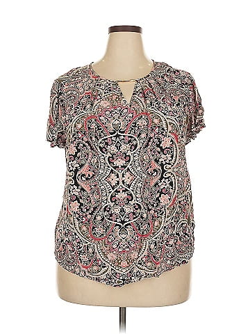 Liz Claiborne Career Short Sleeve Blouse (view 1)