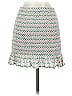Zara 100% Polyester Print White Casual Skirt Size S - photo 2