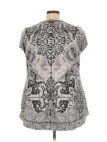 Apt. 9 Short Sleeve Blouse (view 2)