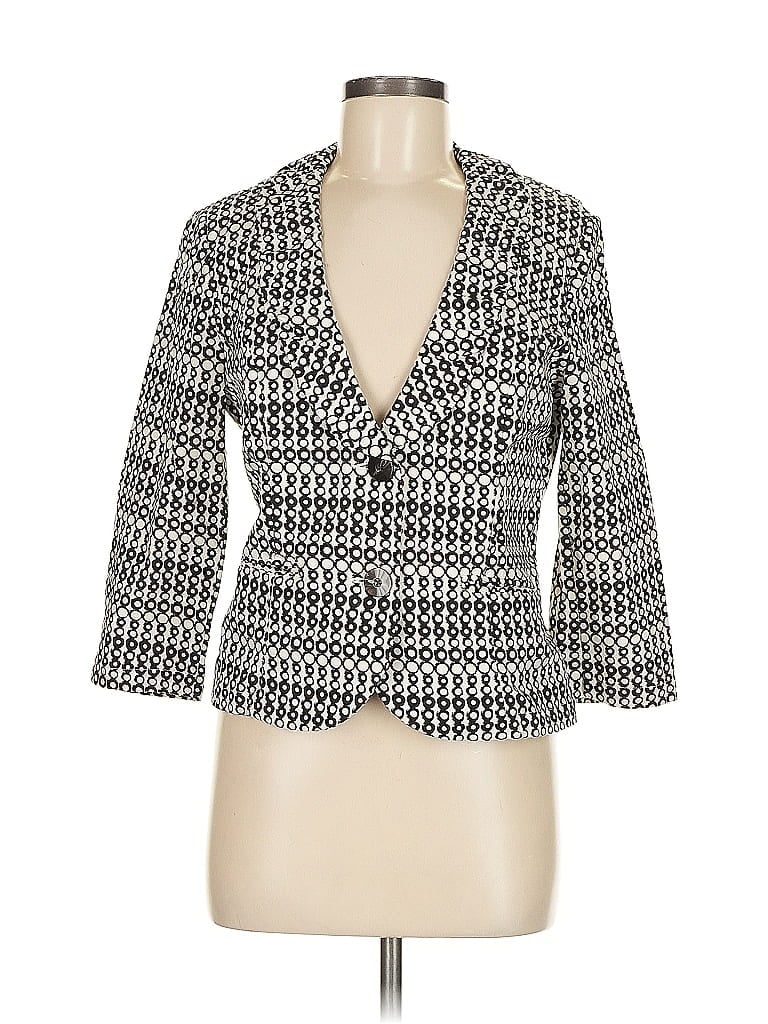 Pre-owned Cabi Blazer Jacket In Gray
