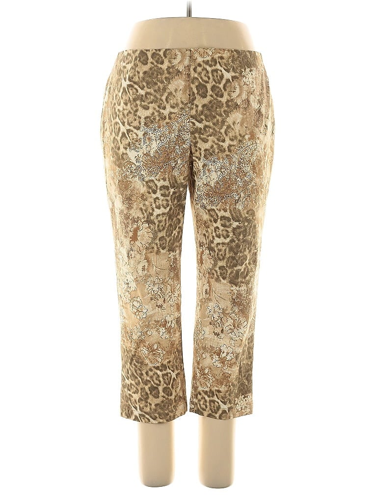 Pre-owned Dana Buchman Casual Pants In Gold