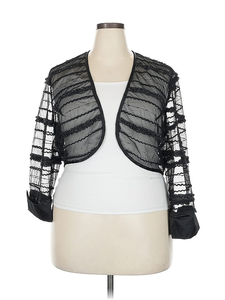 R&M Richards Black Vest Size 20 - photo 1