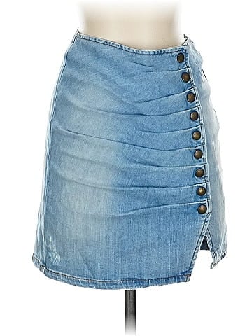 retrof�ête Denim Skirt (view 1)