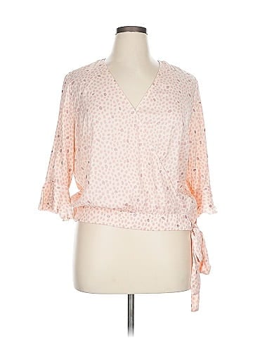 LC Lauren Conrad 3/4 Sleeve Blouse (view 1)
