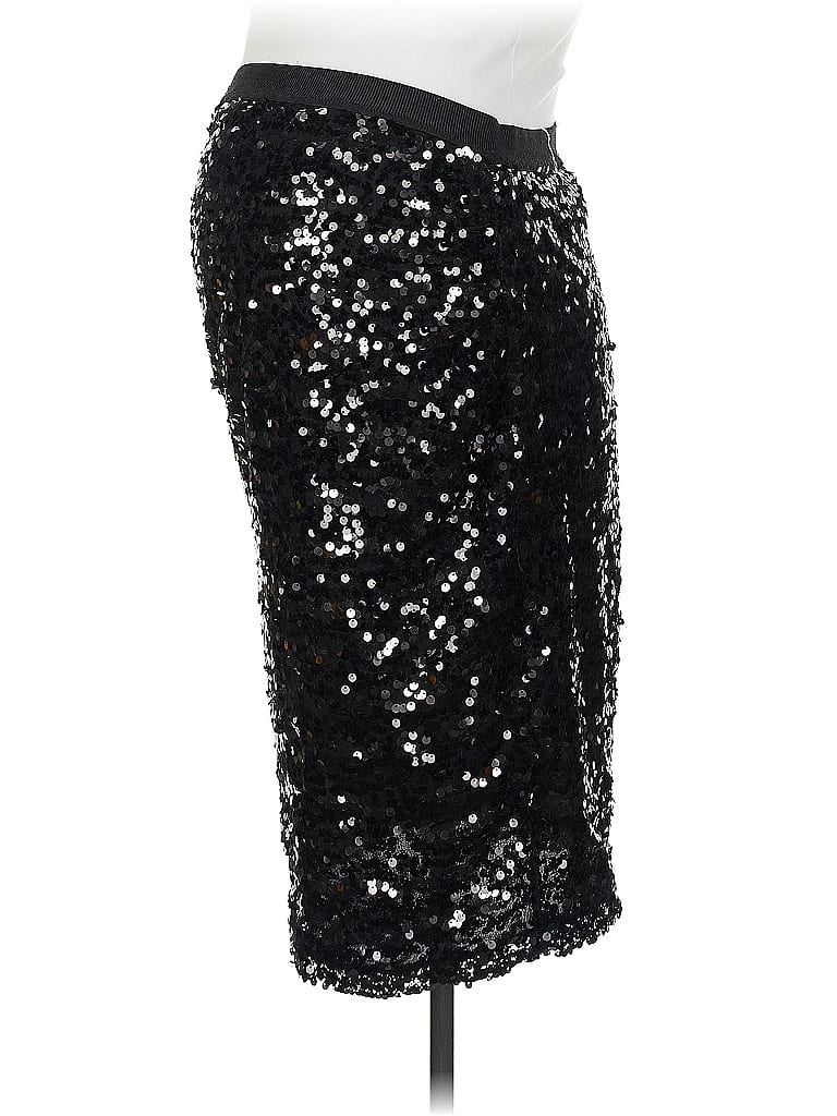 H&M Mama 100% Polyester Solid Black Formal Skirt Size M - photo 1
