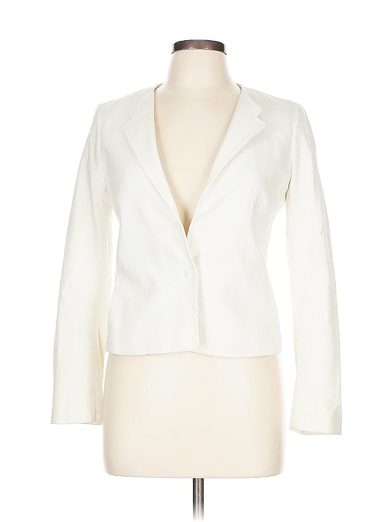 Pre-owned Joseph Blazer Jacket In White