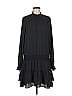 Krisa 100% Polyester Solid Black Casual Dress Size M - photo 1