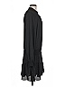 Krisa 100% Polyester Solid Black Casual Dress Size M - photo 4