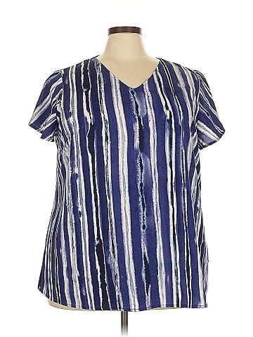 Agnes Orinda Short Sleeve Blouse (view 1)