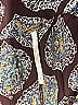 Free People 100% Rayon Paisley Blue Purple Shorts Size 6 - photo 3
