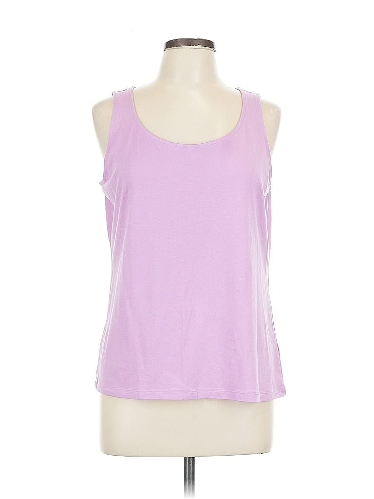 Pre-owned Talbots Tank Top Purple Halter Neckline Tops