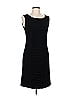 Calvin Klein Solid Black Cocktail Dress Size 10 - photo 1