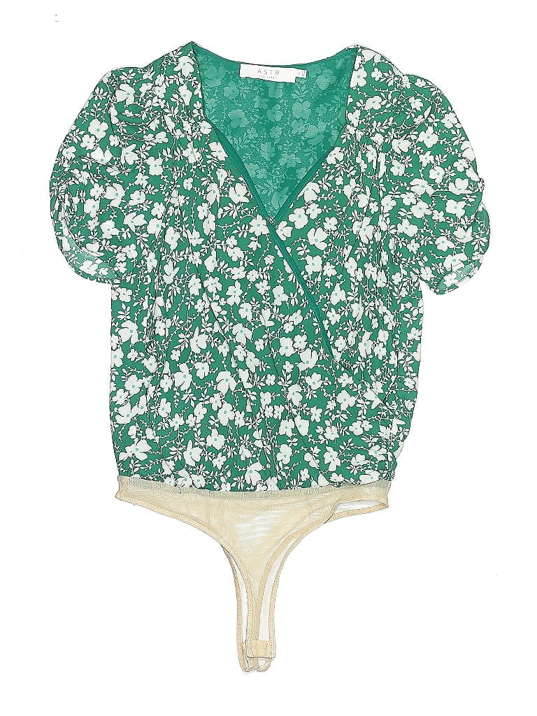 Pre-owned Astr Bodysuit In Green