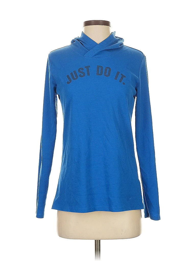 Click to view more detailed imagery on our partner's website Pre-owned Nike Long Sleeve Polo Shirt In Blue