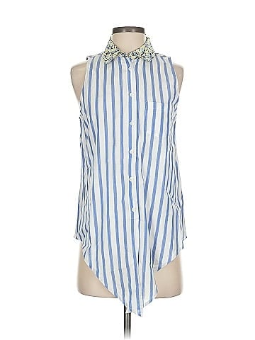 Equipment Sleeveless Button-Down Shirt (view 1)
