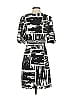 BCBGMAXAZRIA Graphic Black Casual Dress Size S - photo 4