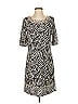 BCBGMAXAZRIA Print Gray Casual Dress Size S - photo 1