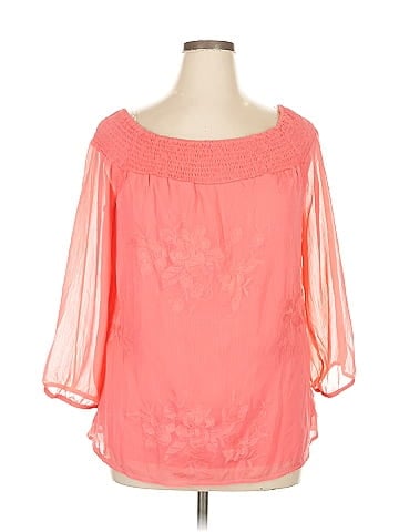 AB Studio 3/4 Sleeve Blouse (view 1)