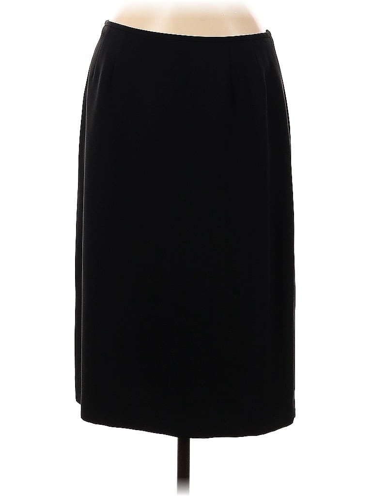 Pre-owned Evan Picone Formal Skirt In Black