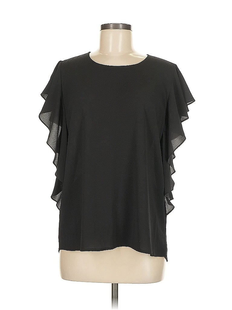 Pre-owned Bobeau Short Sleeve T-shirt In Black